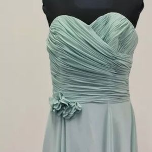 Romantica Long Aqua Ball Dress Prom Cocktail Party  Wedding Bridesmaid